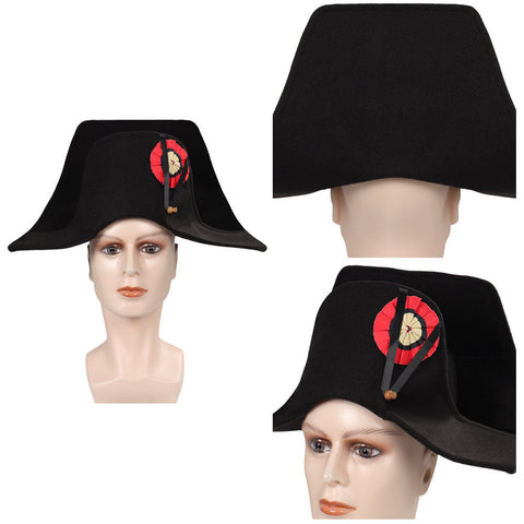 Napoleon France Captain Hat Cap Halloween Carnival Accessories