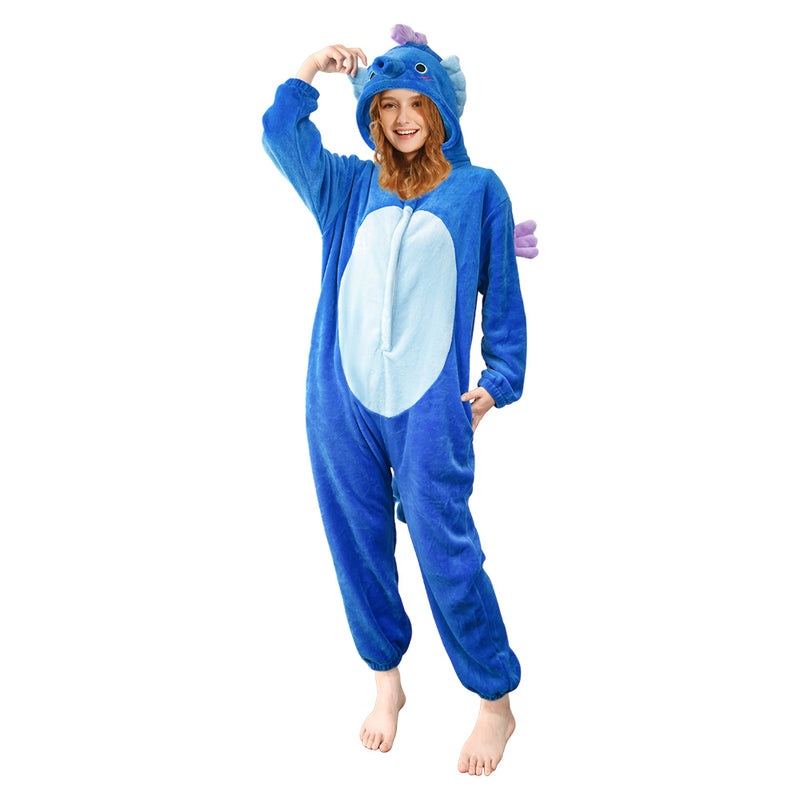 OLAOLA Adult Animal Onesie, Unisex Seahorses Onesies, Plush Cosplay Pajamas, One Piece Sleepwear Cos