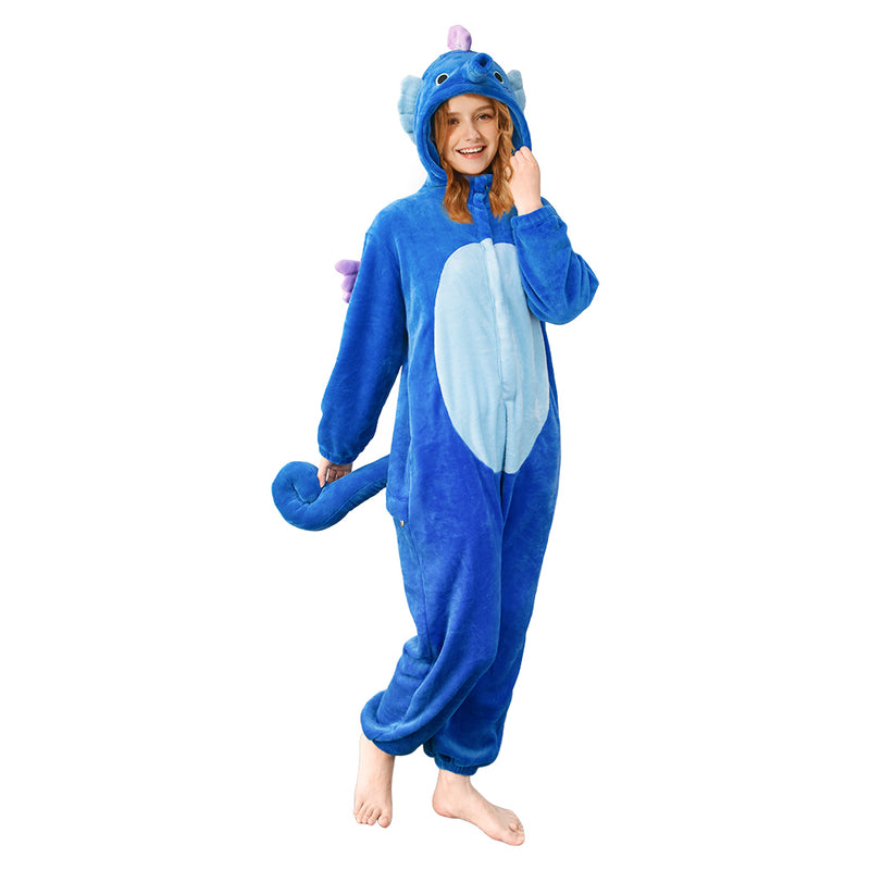 OLAOLA Adult Animal Onesie, Unisex Seahorses Onesies, Plush Cosplay Pajamas, One Piece Sleepwear Cos