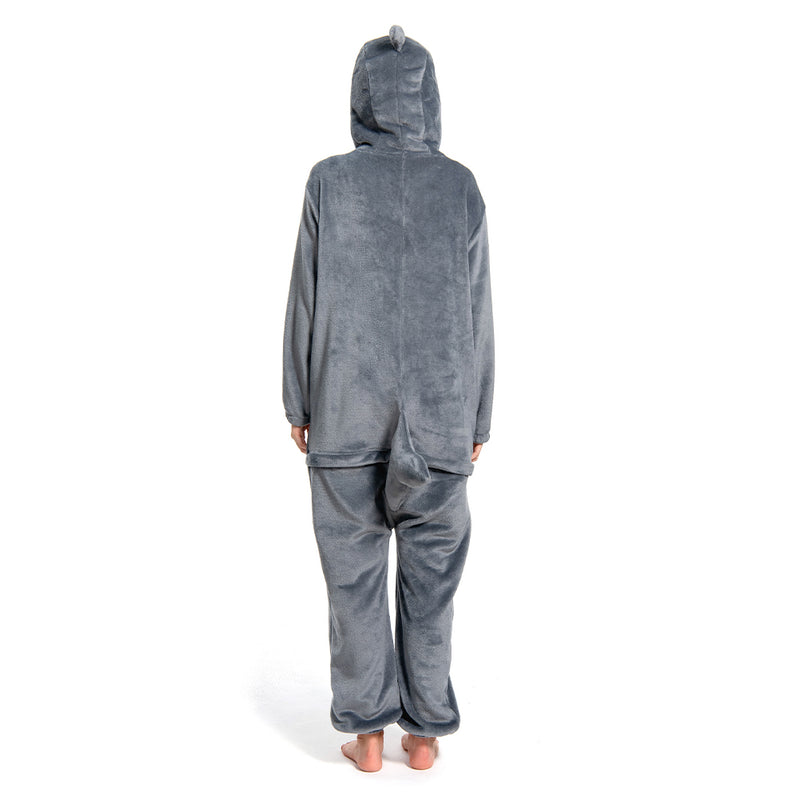 [OLAOLA] Sharks wear pajamas for adults on Halloween animal rooms wear pajamas wolf costumes are also warm room cold countermeasures lovely room clothes flannel for both men and women (