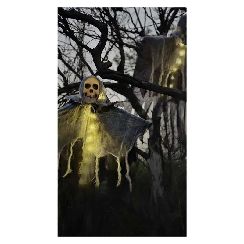 outdoor scene decoration Halloween Carnival Costume Accessories Ghost Skull courtyard decoration light string