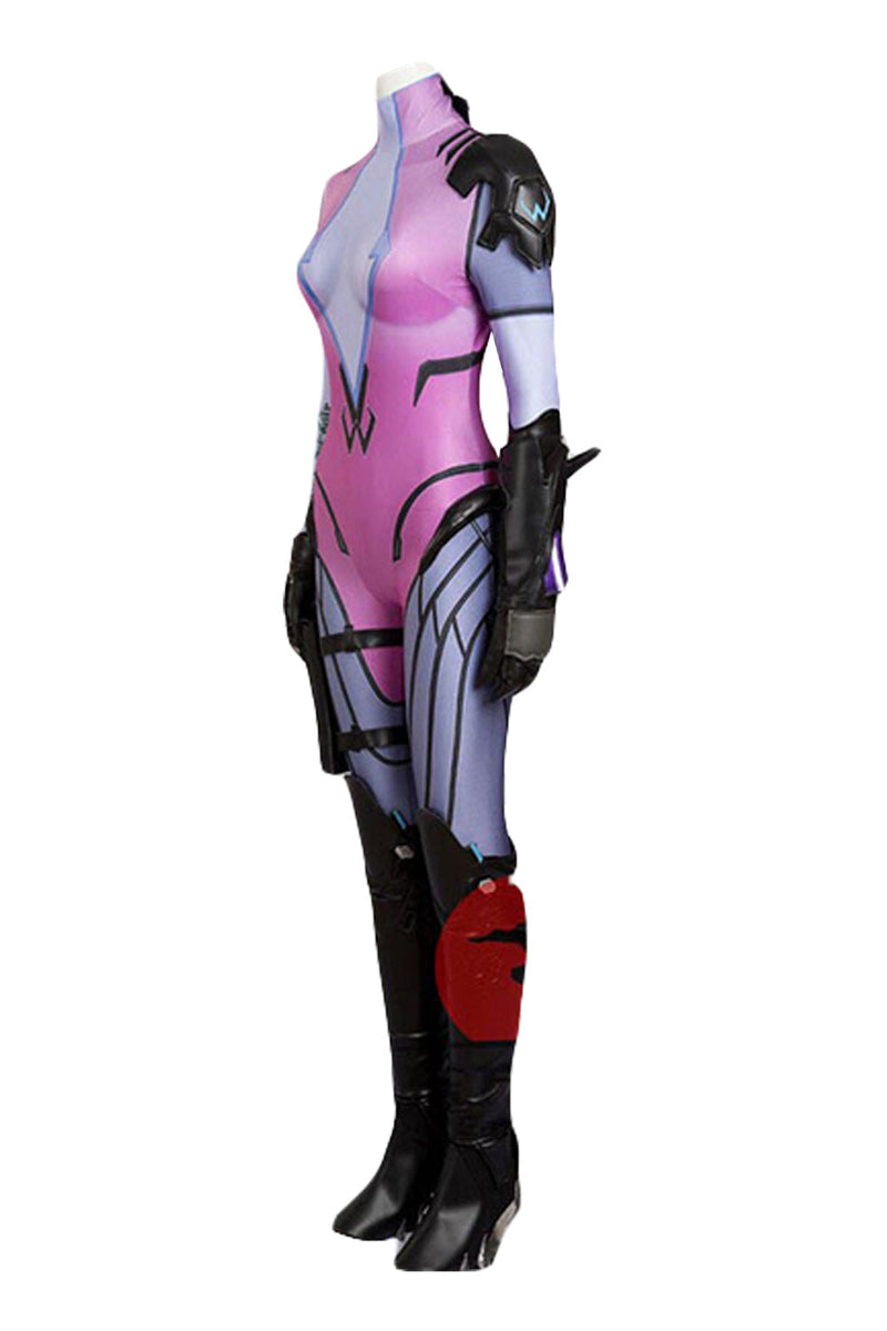 VeeGet Overwatch OW Widowmaker Jumpsuit Whole Set Cosplay Costume