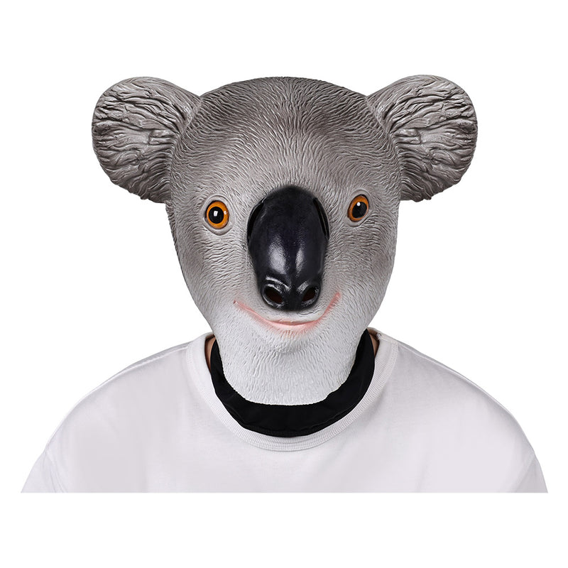 party cos koala Mask Cosplay Latex Masks Helmet Masquerade Halloween Party Costume Props mask