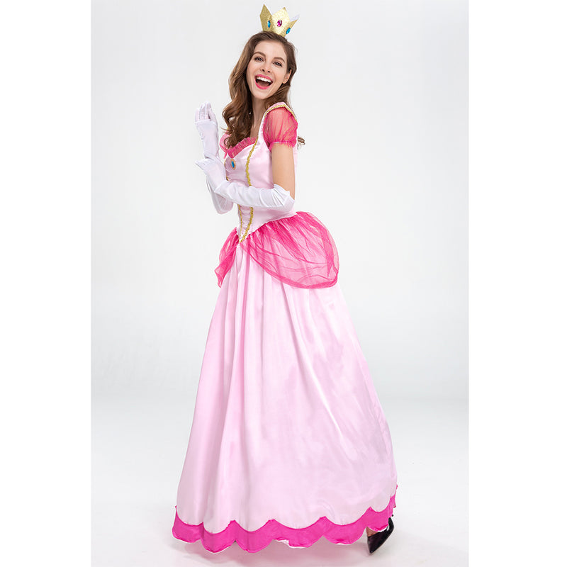 Peach Cosplay Costume Dress Outfits Halloween Carnival Party Suit