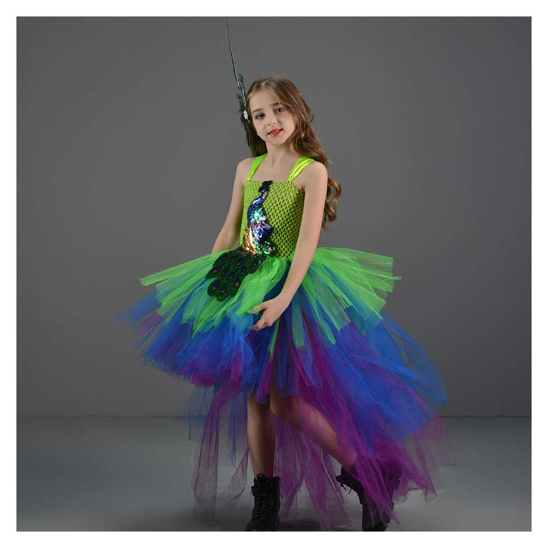 peacock Cosplay Costume Outfits Halloween Carnival Suit