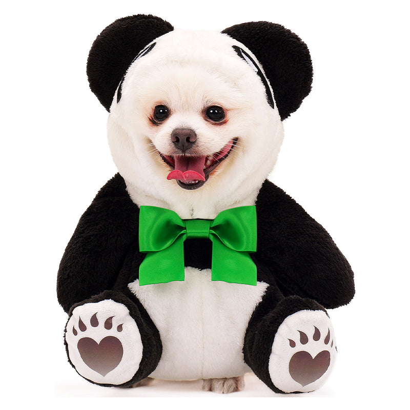 pet costume panda toy 2023Halloween Pet Dog Clothing Cartoon Panda Cosplay Costume Outfits Halloween Carnival Party Suit