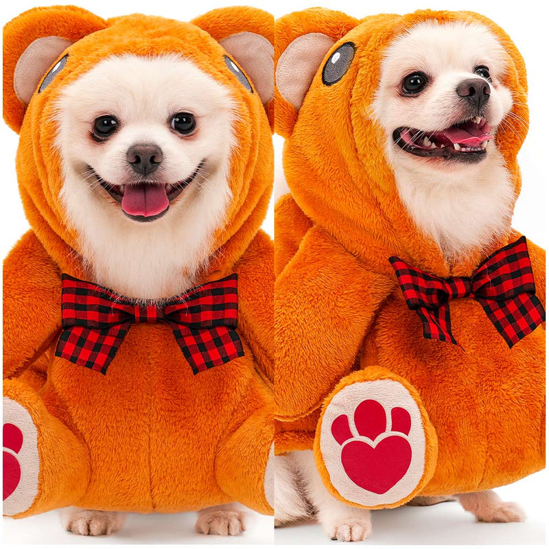 pet costume Toy Bear 2023Halloween Pet Dog Clothing Bear Cosplay Costume Outfits Halloween Carnival Party Suit