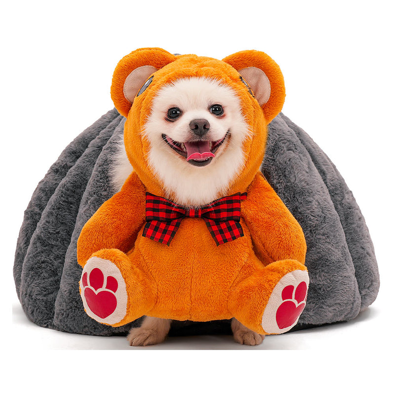 pet costume Toy Bear 2023Halloween Pet Dog Clothing Bear Cosplay Costume Outfits Halloween Carnival Party Suit