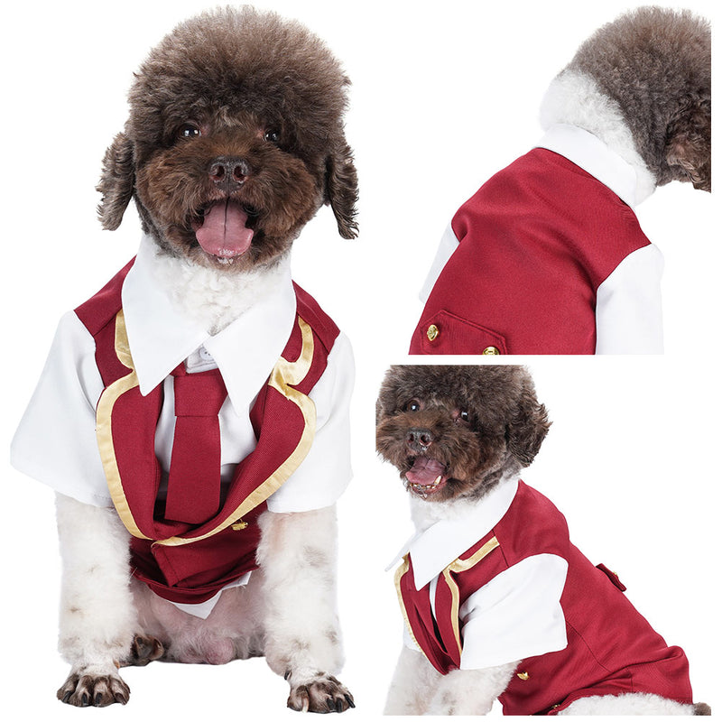 Pet suit Pet Dogs Coat Halloween Carnival Party Suit dog tuxedo short-sleeved