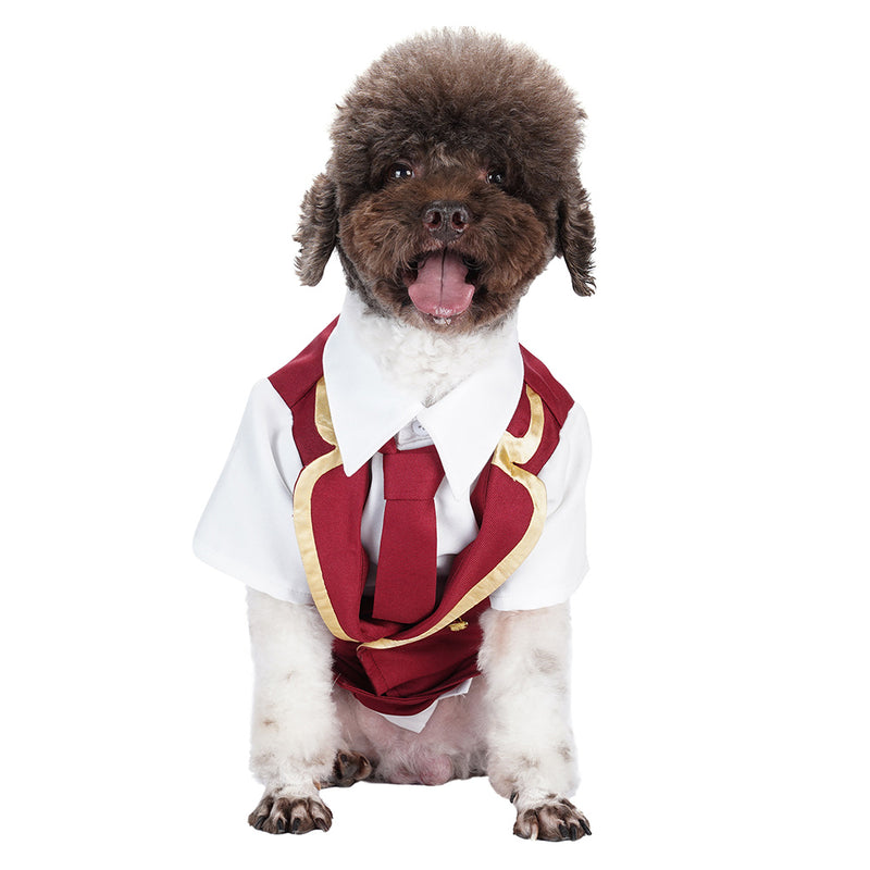 Pet suit Pet Dogs Coat Halloween Carnival Party Suit dog tuxedo short-sleeved