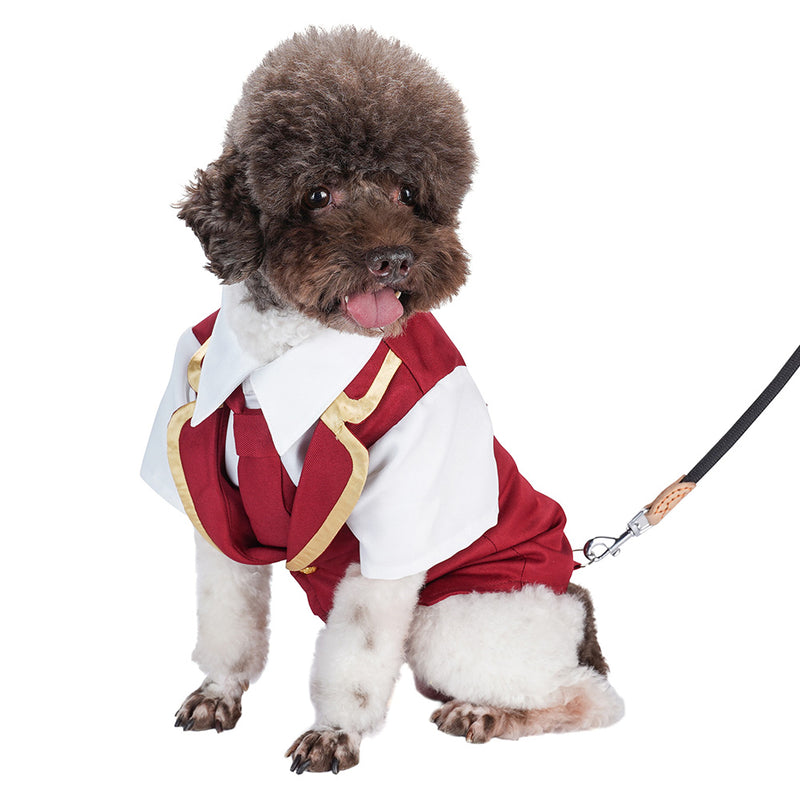 Pet suit Pet Dogs Coat Halloween Carnival Party Suit dog tuxedo short-sleeved