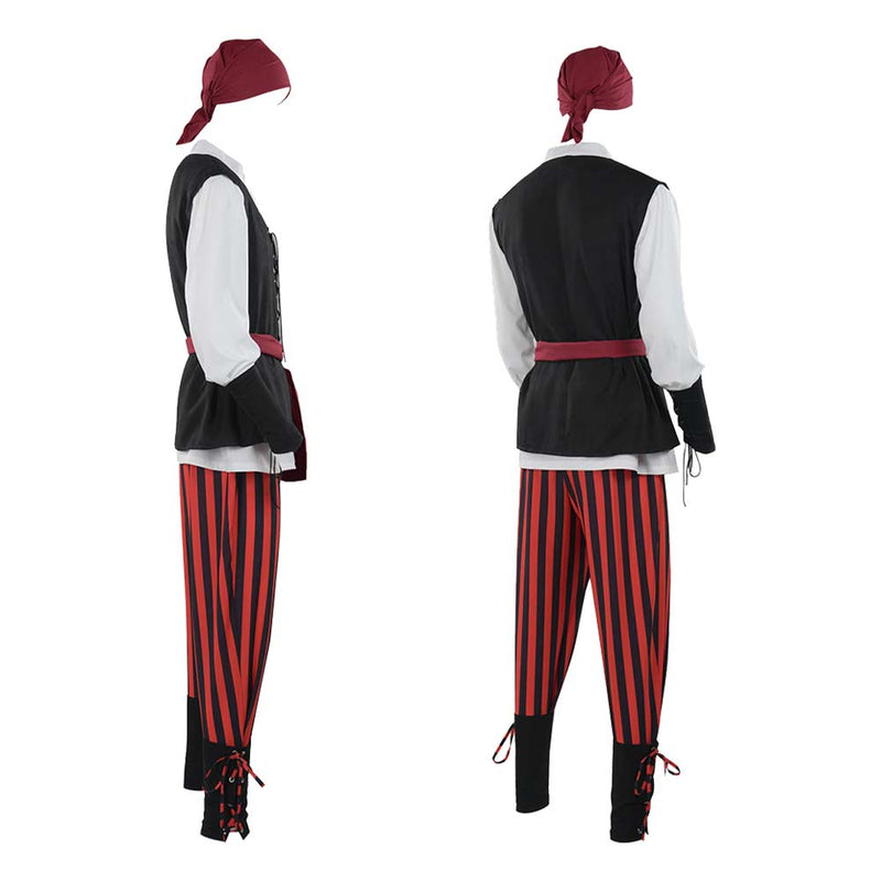 Pirate Cosplay Costume Outfits Halloween Carnival Suit