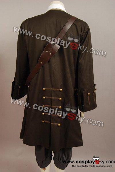 VeeGet VeeGet Pirates Of The Caribbean Jack Sparrow Costume Set Cosplay Costume