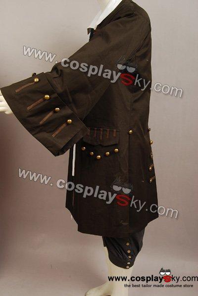 VeeGet VeeGet Pirates Of The Caribbean Jack Sparrow Costume Set Cosplay Costume