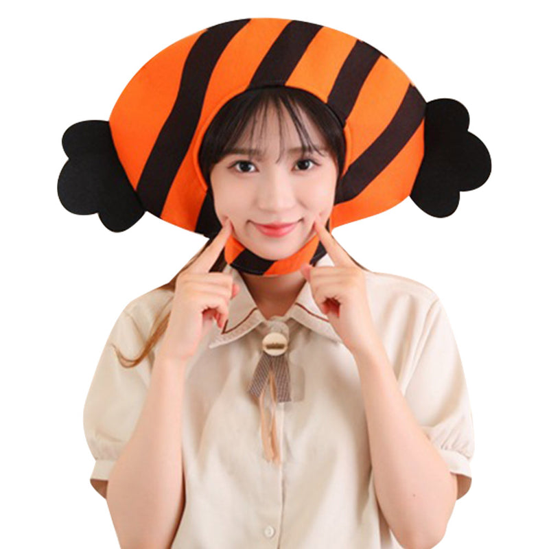 Plush Hat Halloween Party Candy Headgear Carnival Headdress Photo Prop Dress Up Hat