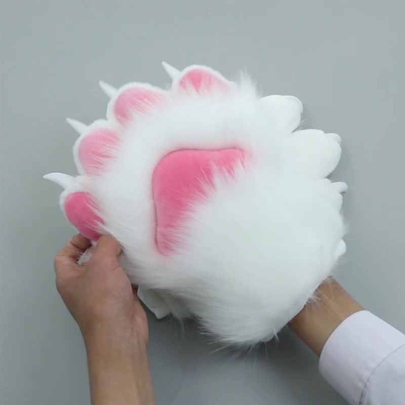 Plush nail beast claw gloves Halloween Carnival Costume Accessories