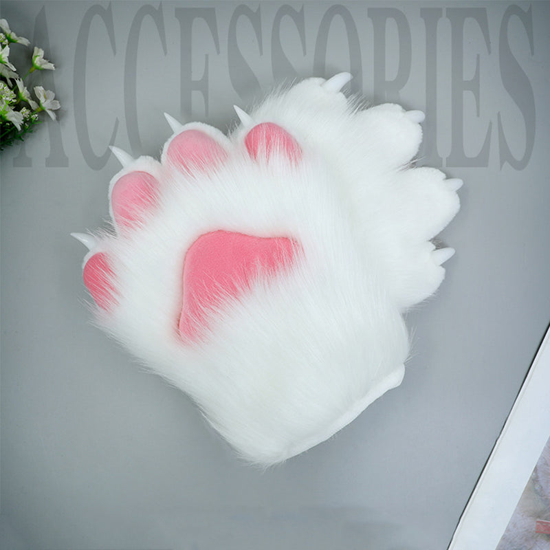 Plush nail beast claw gloves Halloween Carnival Costume Accessories