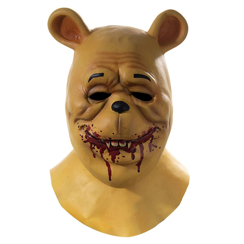 Pooh Bear  Mask Cosplay Latex Masks Helmet Masquerade Halloween Party Costume Props