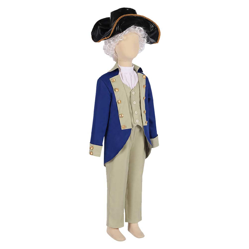 President George Washington Cosplay Costume Outfits Halloween Carnival Suit