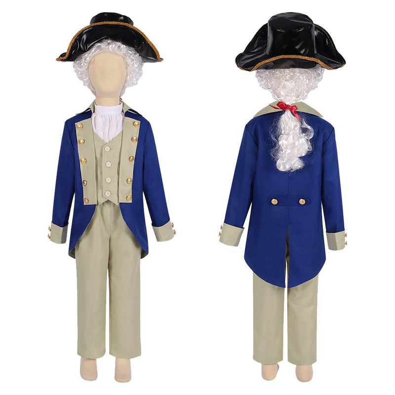 President George Washington Cosplay Costume Outfits Halloween Carnival Suit