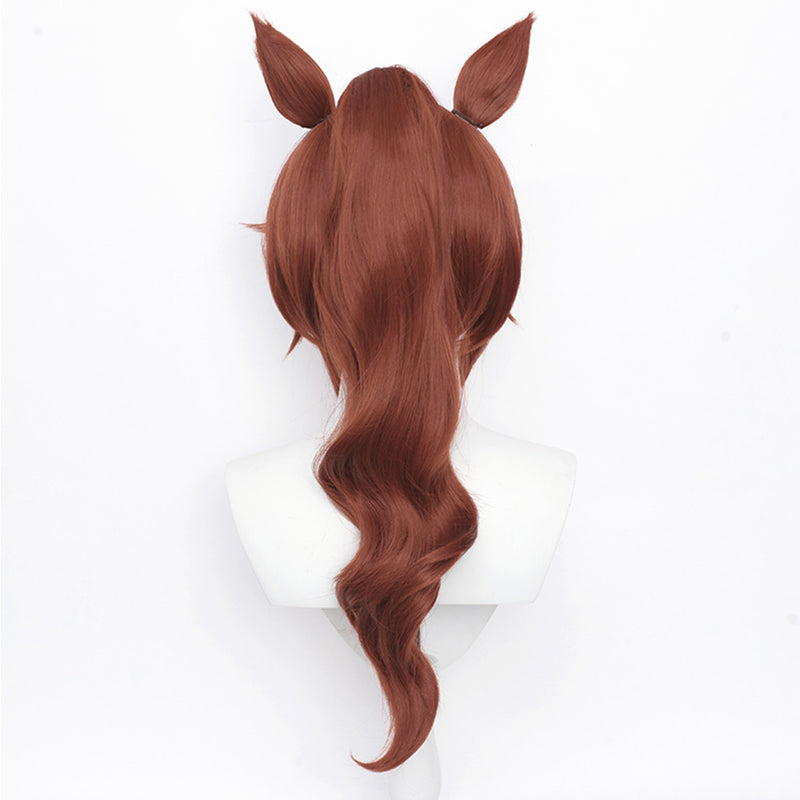 Pretty Derby Tokai Teio Cosplay Wig Heat Resistant Synthetic Hair Carnival Halloween Party Props