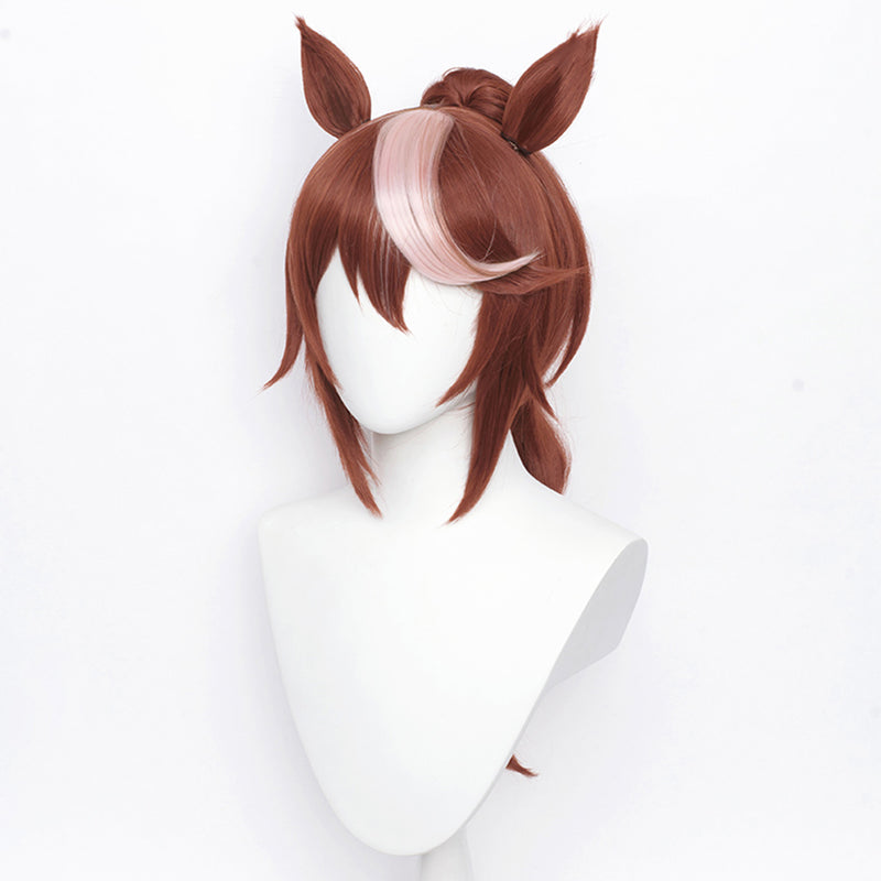 Pretty Derby Tokai Teio Cosplay Wig Heat Resistant Synthetic Hair Carnival Halloween Party Props