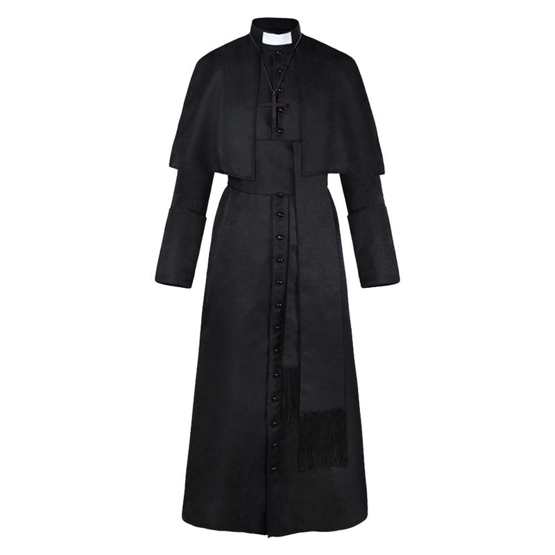 priest Cosplay Costume Outfits Halloween Carnival Suit