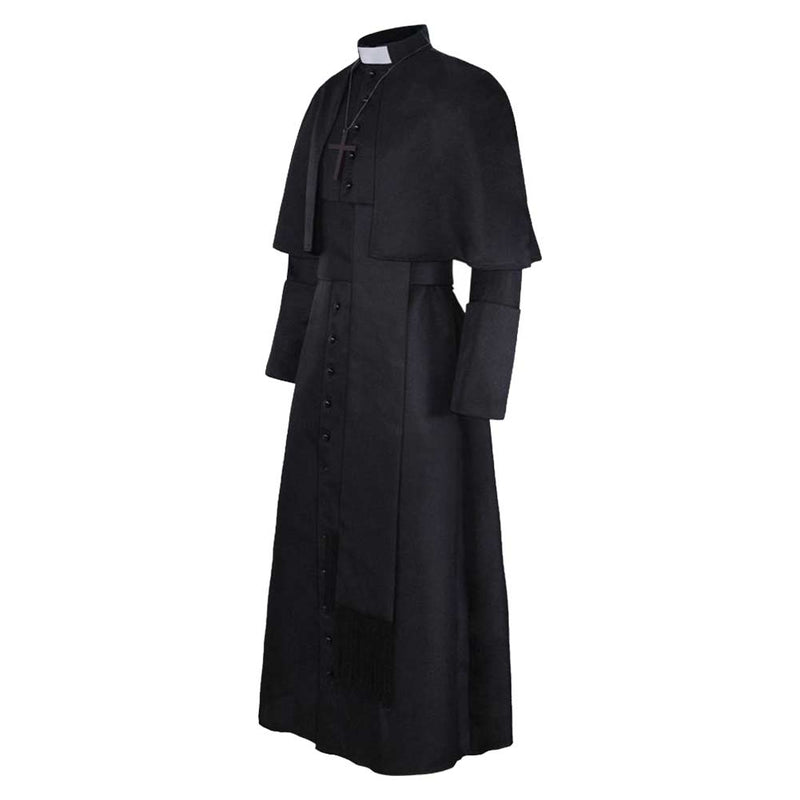 priest Cosplay Costume Outfits Halloween Carnival Suit