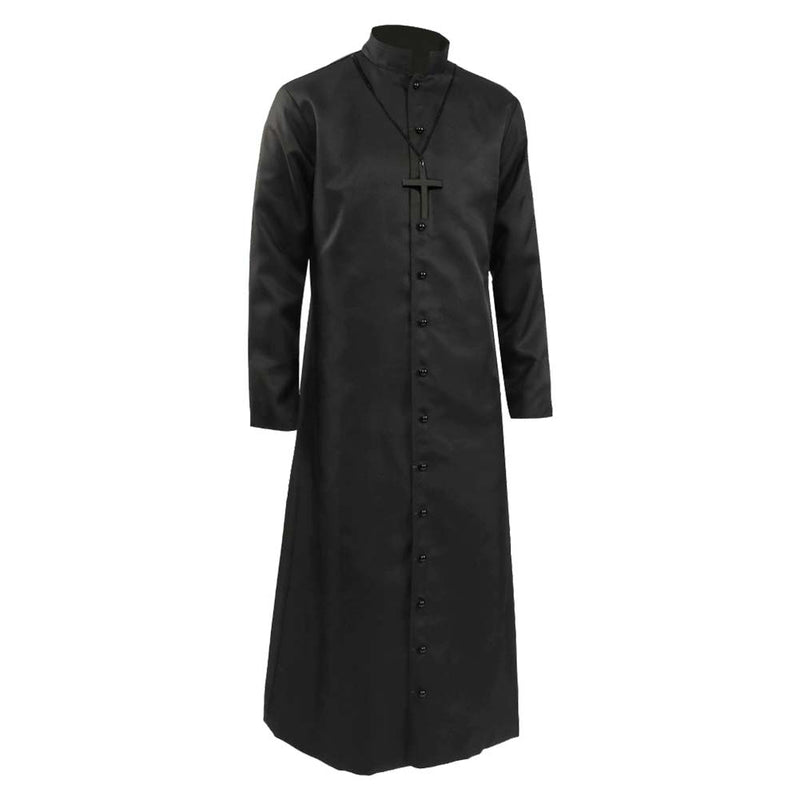 Priest robe jacket Cosplay Costume Outfits Halloween Carnival Suit