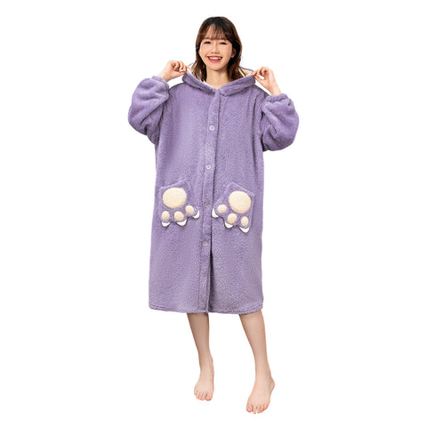 Purple Dragon - animal series bathrobe - OLAOLA Original design