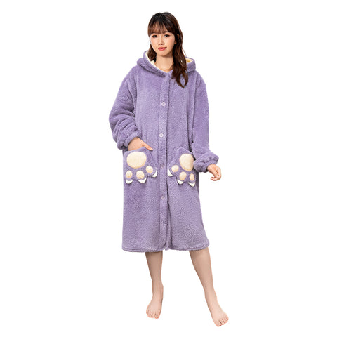 Purple Dragon - animal series bathrobe - OLAOLA Original design