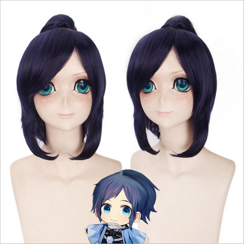 VeeGet VeeGet Touken Ranbu Katsugeki Yamatonokam Yasusada Wig Cosplay Accessories