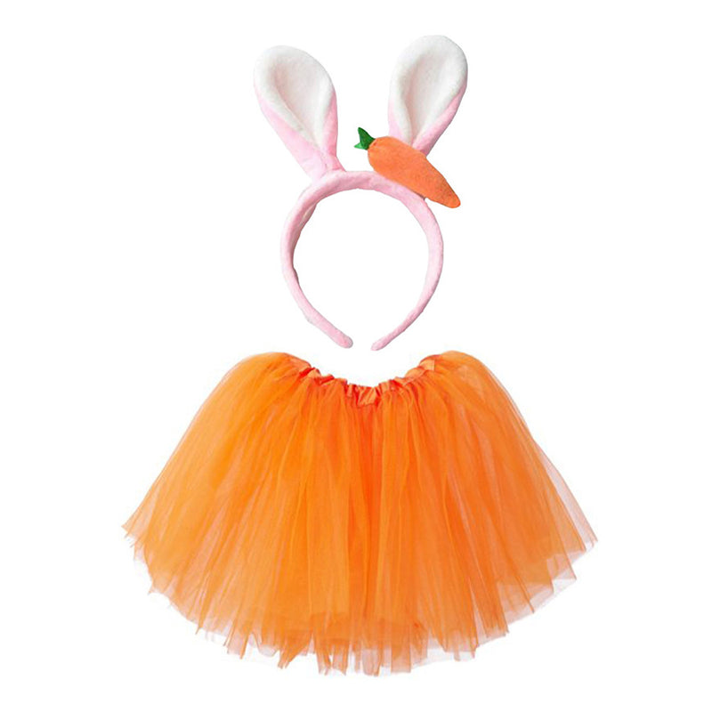 Rabbit Easter Cosplay Tutu Dress Headband Outfits Halloween Carnival Suit