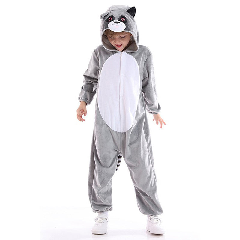 Raccoon Cosplay Costume Outfits Halloween Carnival Suit