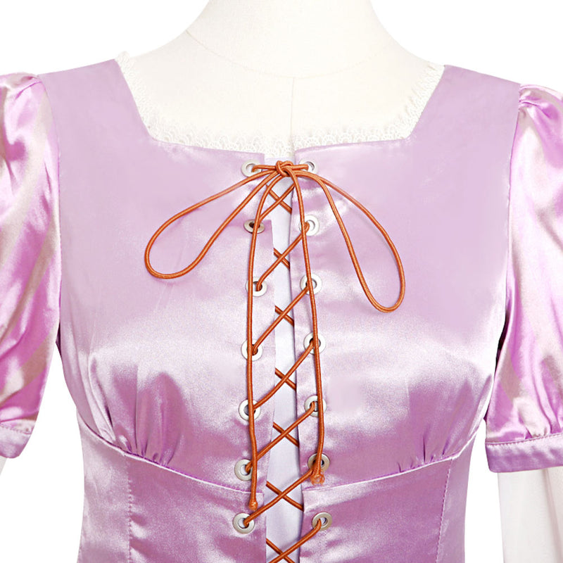 Rapunzel Cosplay Costume Dress Outfits Halloween Carnival Suit