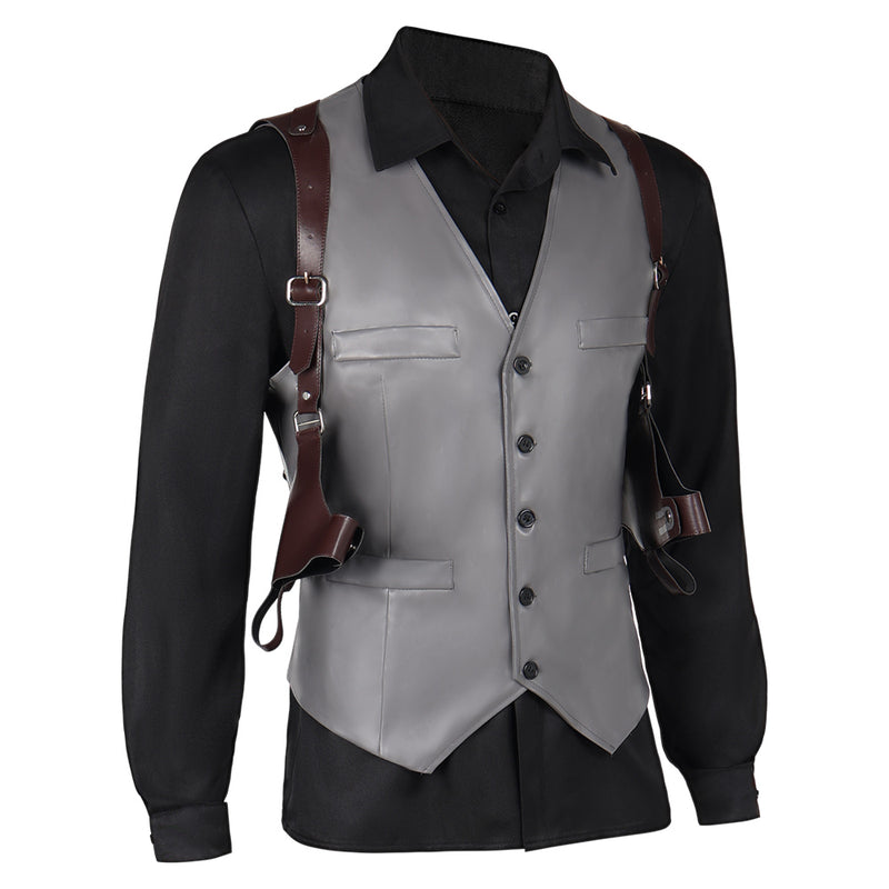 Resident Evil 4 Remake Cosplay Costume Outfits Halloween Carnival Suit Resident Evil Wesker