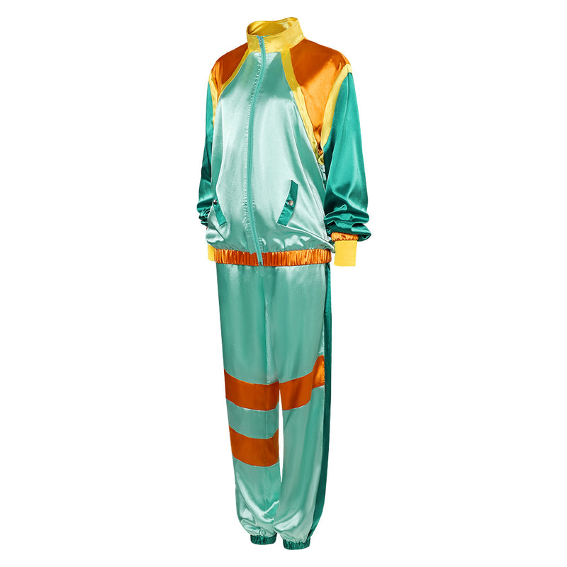 Retro Clothing 80s Costume Party Suit Neon Clothes Cosplay Costume Outfits Halloween Carnival Suit