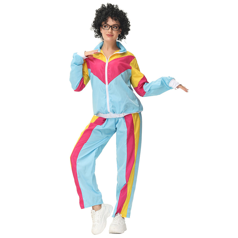 Retro Vintage hip-hop disco Cosplay Costume Outfits Halloween Carnival Suit