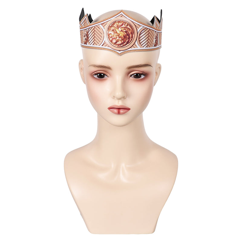 Rhaenys Targaryen Cosplay Headband Halloween Carnival Costume Accessories crown dragon