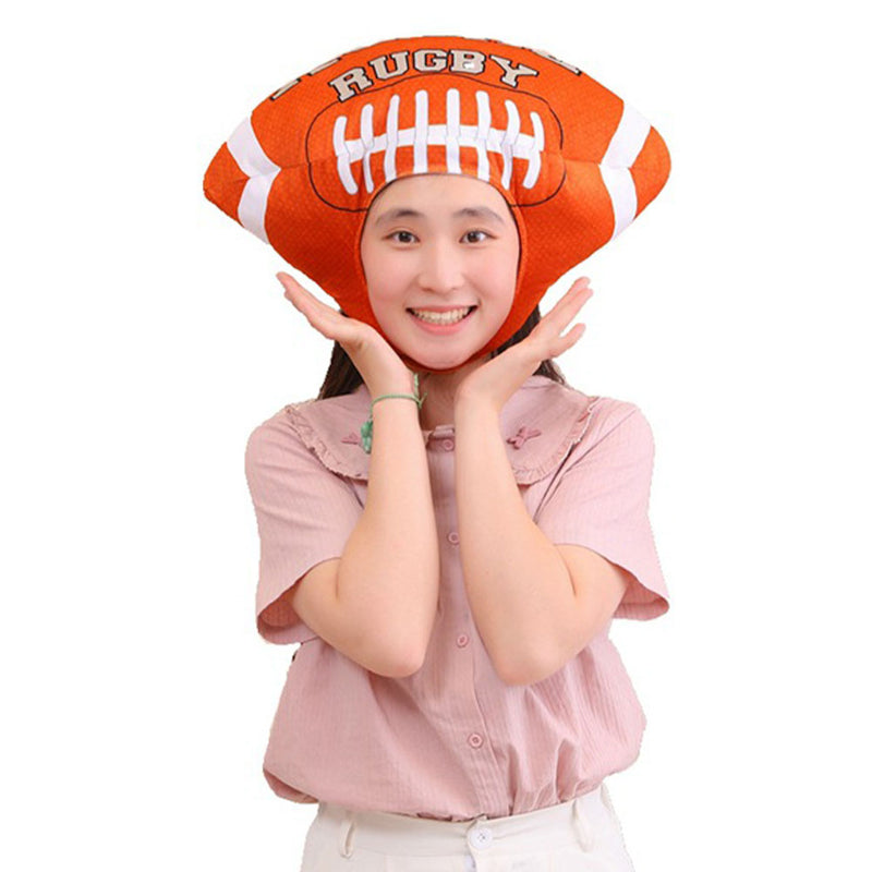 Rugby Headguard Football Headgear Protective Helmet Baseball Skateboard Hat Halloween Carnival Party Disguise Costume Accessories