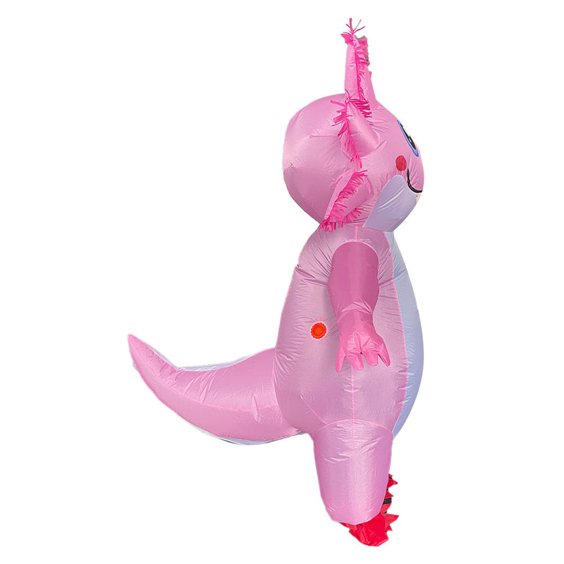 Salamander Pink Inflatable Clothes Cosplay Costume Outfits Halloween Carnival Suit  ﻿