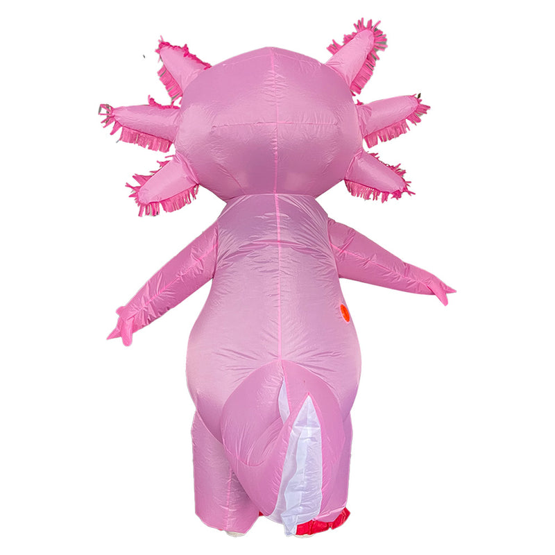 Salamander Pink Inflatable Clothes Cosplay Costume Outfits Halloween Carnival Suit  ﻿