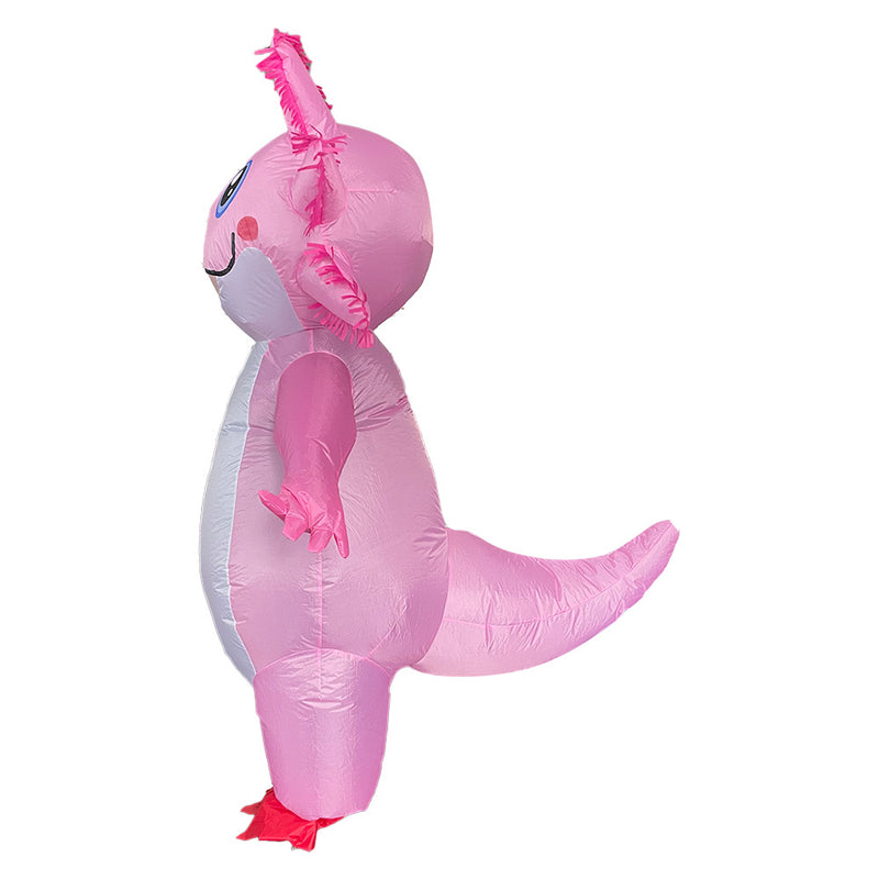 Salamander Pink Inflatable Clothes Cosplay Costume Outfits Halloween Carnival Suit  ﻿