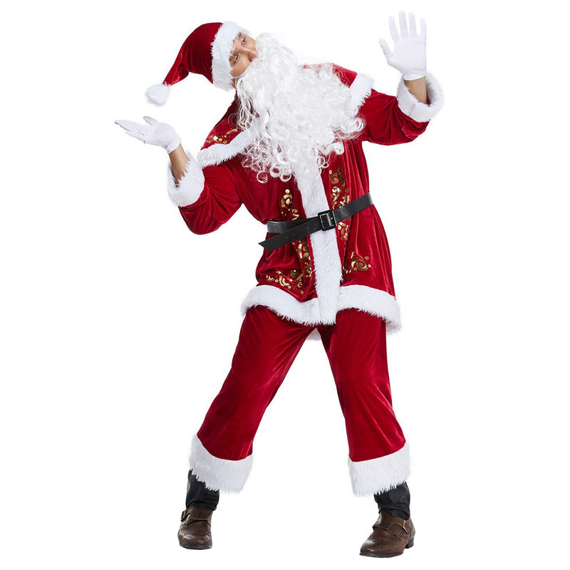 Santa Claus Cosplay Costume Outfits Halloween Carnival Suit