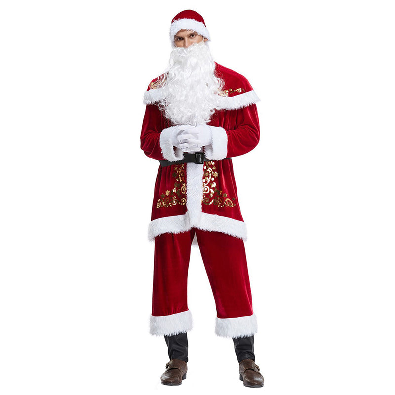 Santa Claus Cosplay Costume Outfits Halloween Carnival Suit