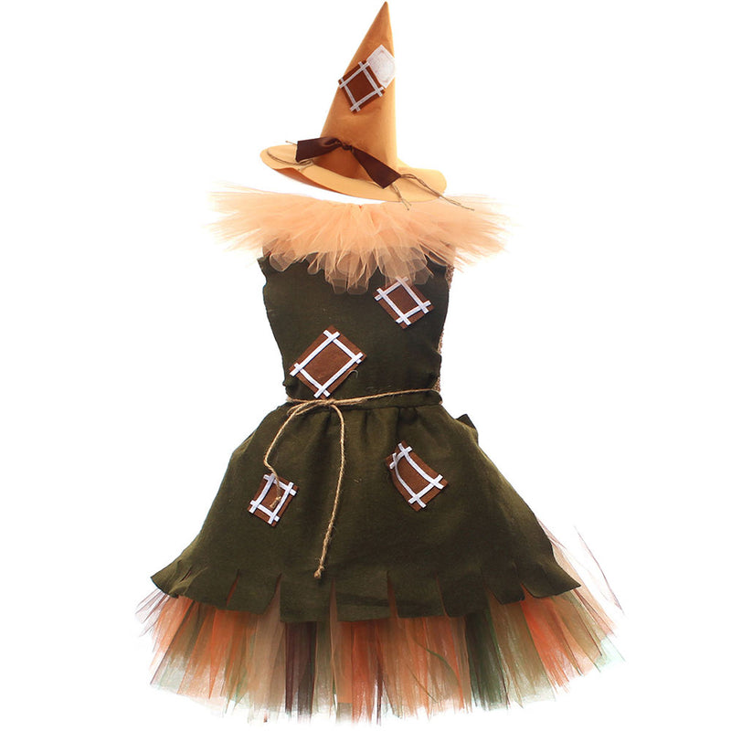 Scarecrow Cosplay Costume Outfits Halloween Carnival Suit