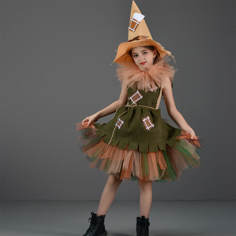 Scarecrow Cosplay Costume Outfits Halloween Carnival Suit