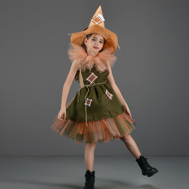 Scarecrow Cosplay Costume Outfits Halloween Carnival Suit