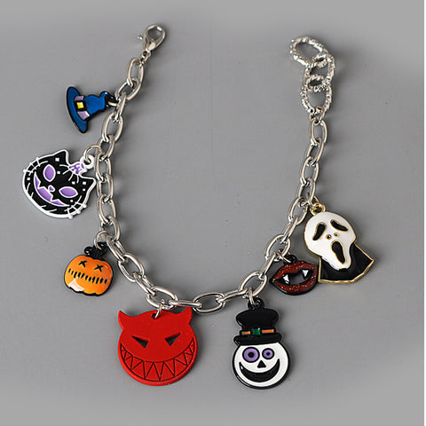 Scream Cosplay Bracelet Punk Classic Horror Scary Movie Bracelets On the Hand Jewelry Gifts