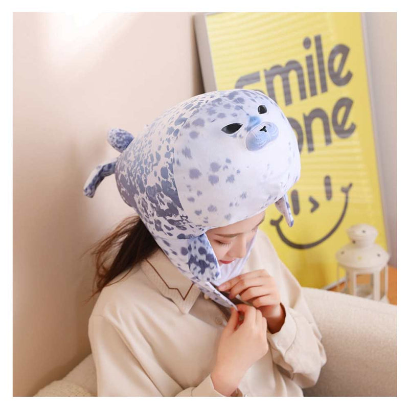 seal Cosplay Hat Headgear Costume Accessories Outfits Halloween Carnival Suit